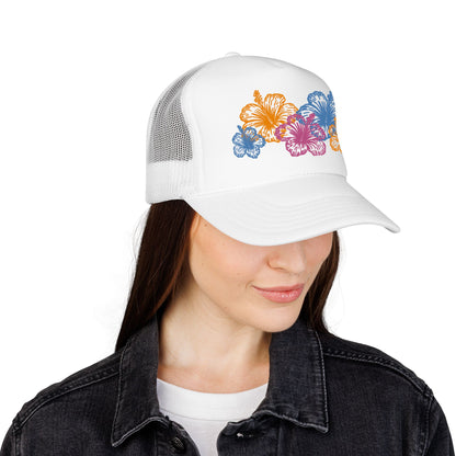 Retro Hibiscus // Trucker