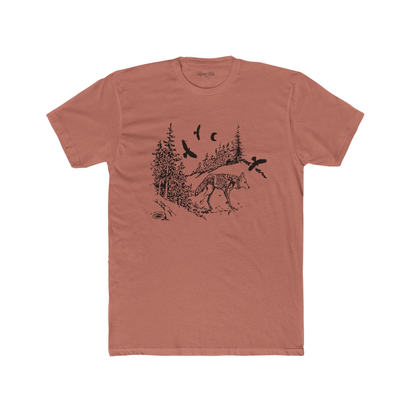 Lone Coyote // Unisex Cotton Tee
