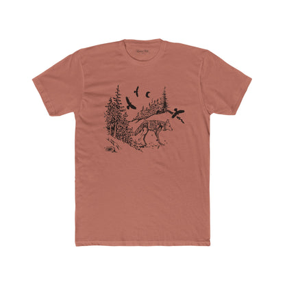 Lone Coyote // Unisex Cotton Tee