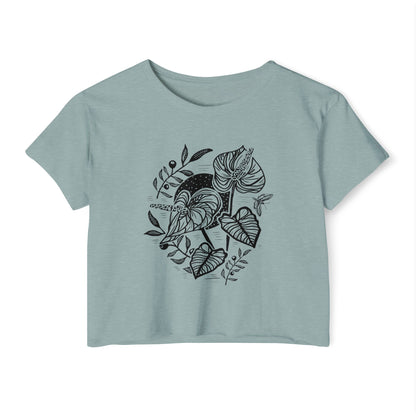 Anthurium // Ladies Cropped Tee