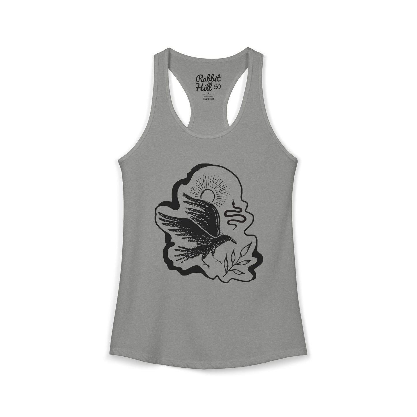 Crow Call // Women's Ideal Racerback Tank