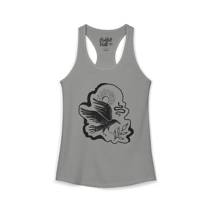 Crow Call // Women's Ideal Racerback Tank