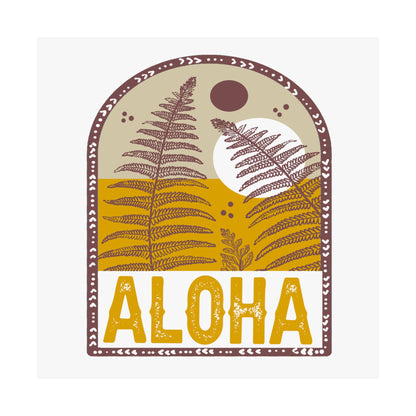 Retro Aloha // Satin Poster