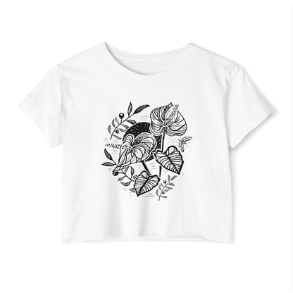 Anthurium // Ladies Cropped Tee