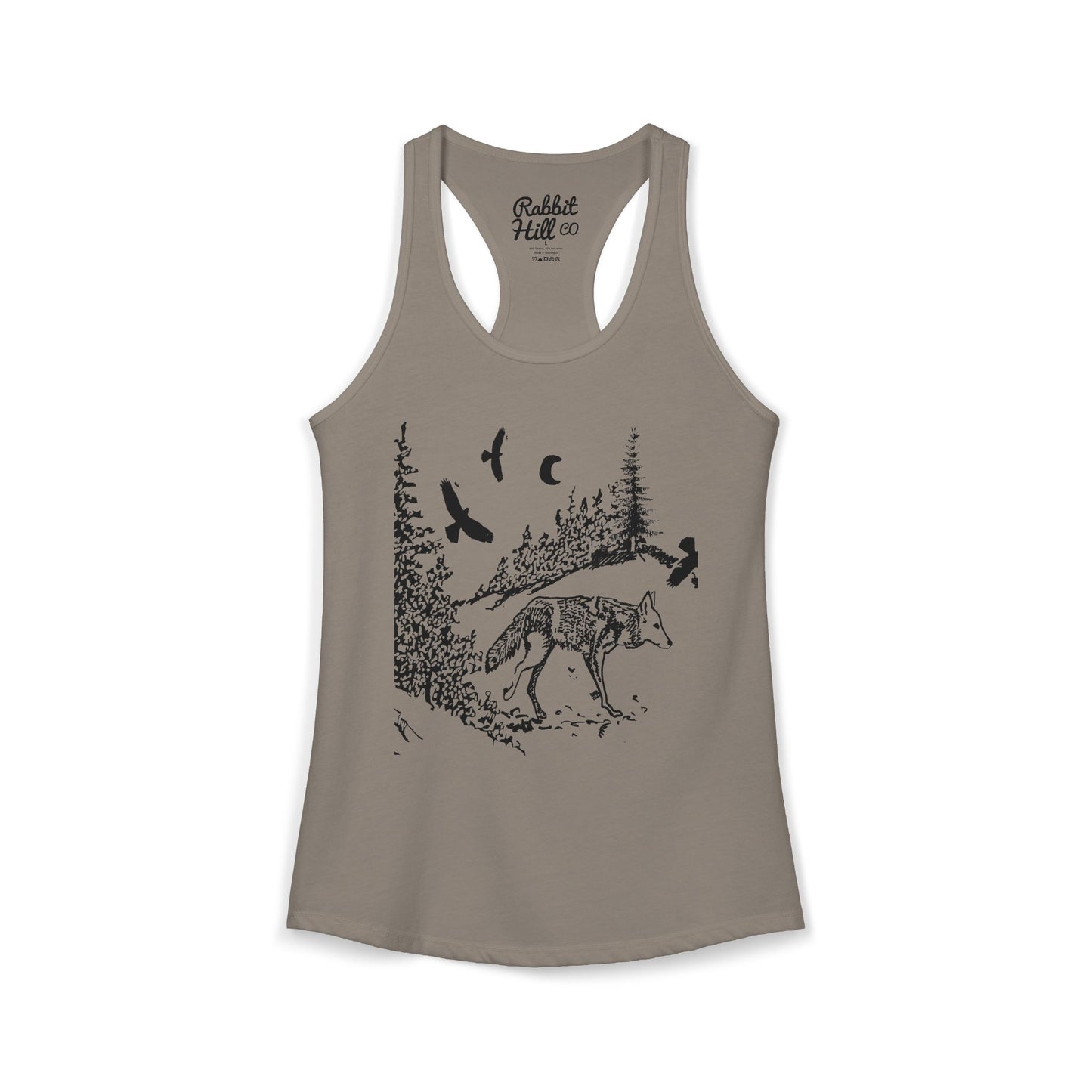 Lone Coyote // Racerback Tank