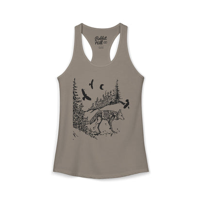 Lone Coyote // Racerback Tank