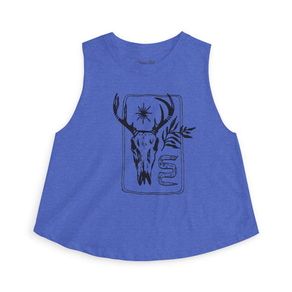 Boho Skull // Crop Top