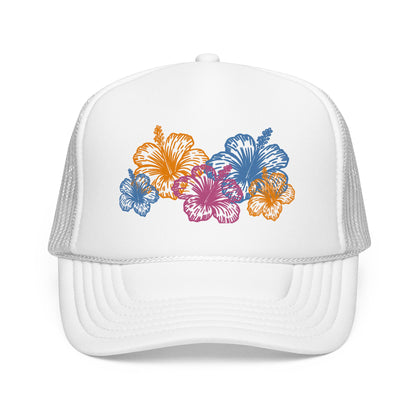 Retro Hibiscus // Trucker