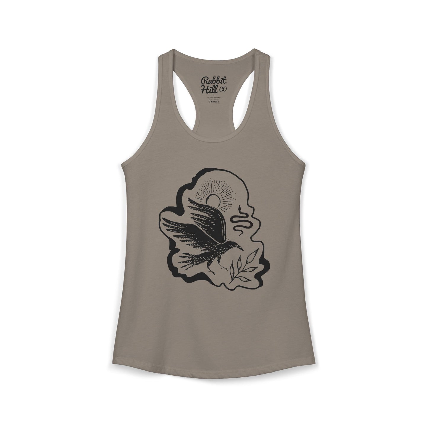 Crow Call // Women's Ideal Racerback Tank