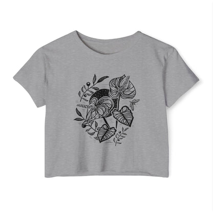 Anthurium // Ladies Cropped Tee