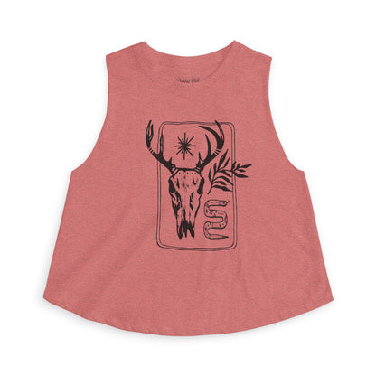 Boho Skull // Crop Top
