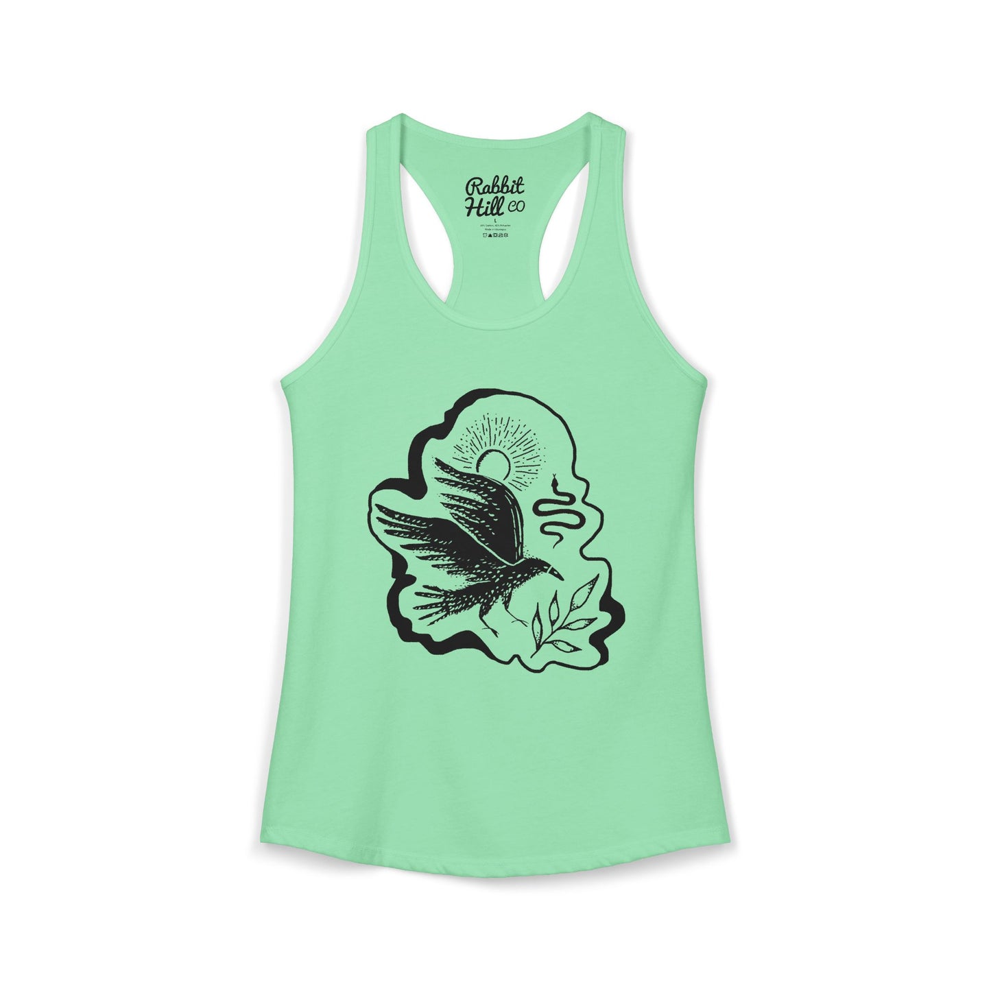 Crow Call // Women's Ideal Racerback Tank