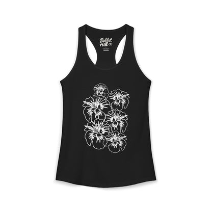 Hibiscus // Ladies Racer Tank