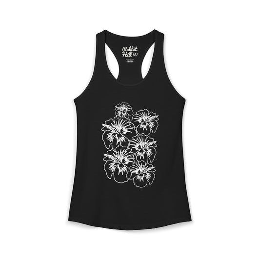 Hibiscus // Ladies Racer Tank