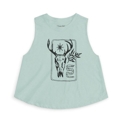 Boho Skull // Crop Top