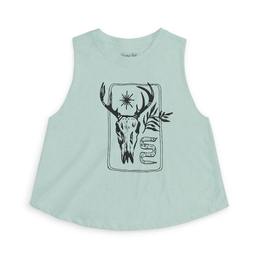 Boho Skull // Crop Top