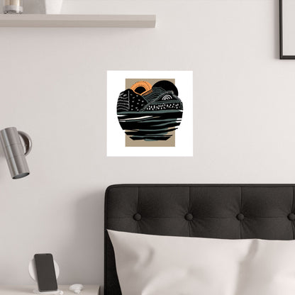 Forested Hills // Satin Poster