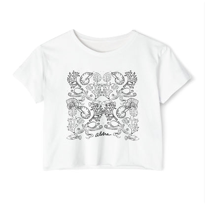 Botanical Sea // Crop Top