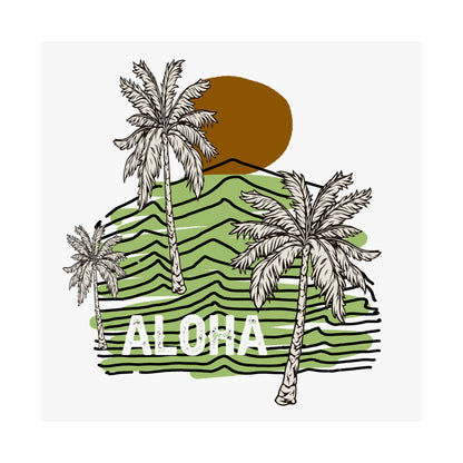 Aloha Calm // Satin Poster