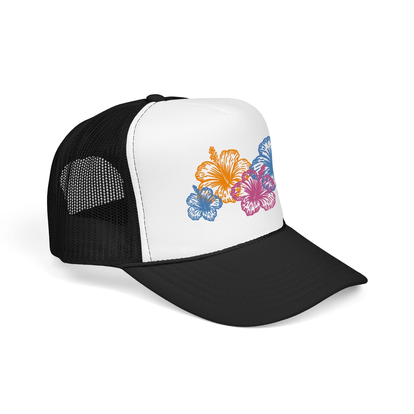 Retro Hibiscus // Trucker