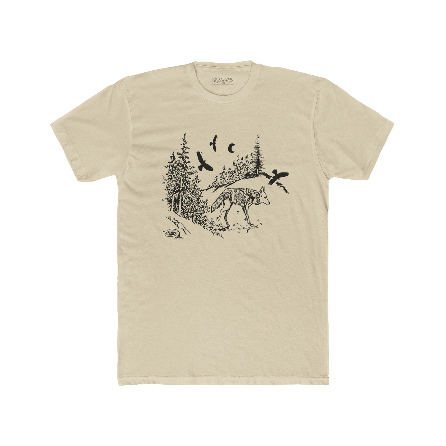 Lone Coyote // Unisex Cotton Tee