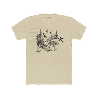 Lone Coyote // Unisex Cotton Tee