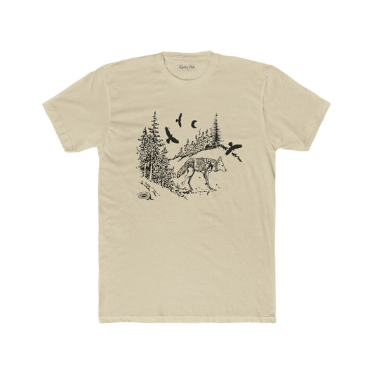 Lone Coyote // Unisex Cotton Tee