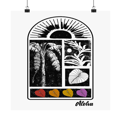 Aloha Memories // Satin Poster