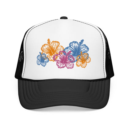 Retro Hibiscus // Trucker