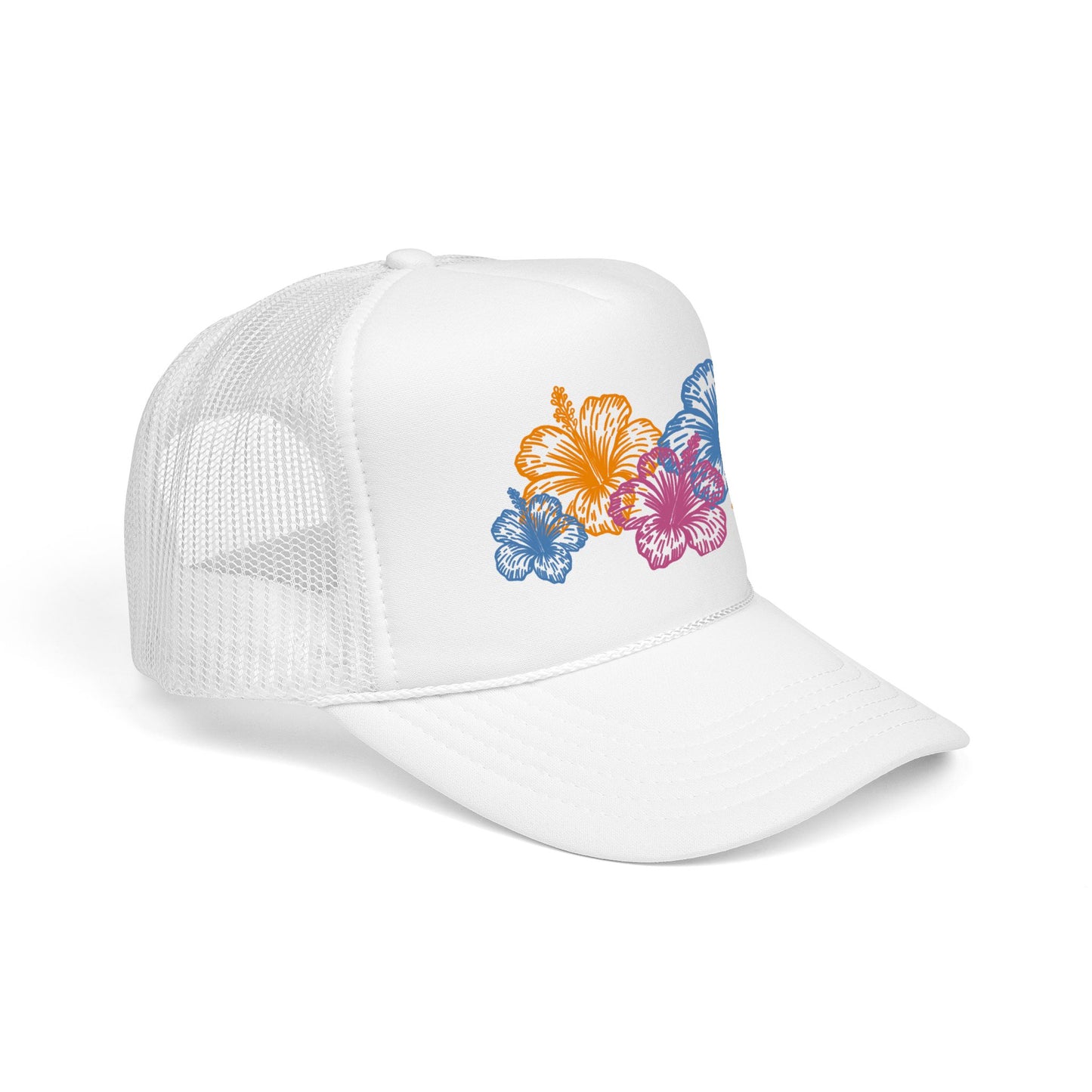 Retro Hibiscus // Trucker