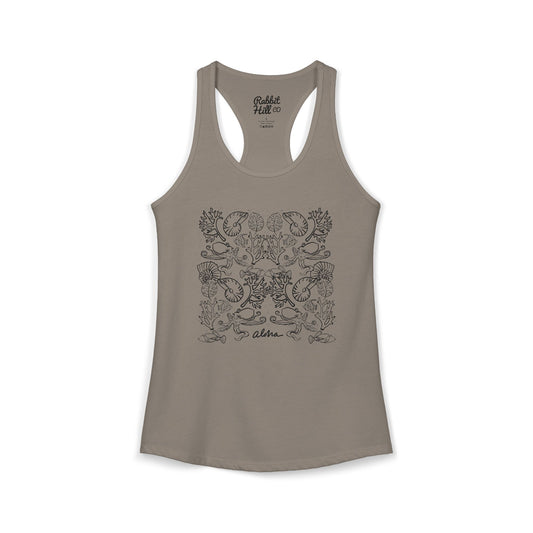 Botanical Sea // Racer Tank