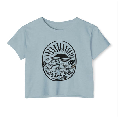 Aloha Hibiscus // Crop Tee