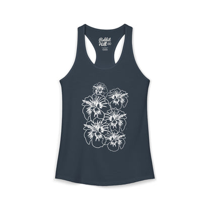 Hibiscus // Ladies Racer Tank