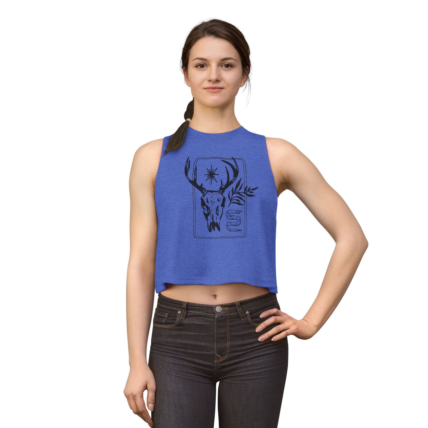 Boho Skull // Crop Top