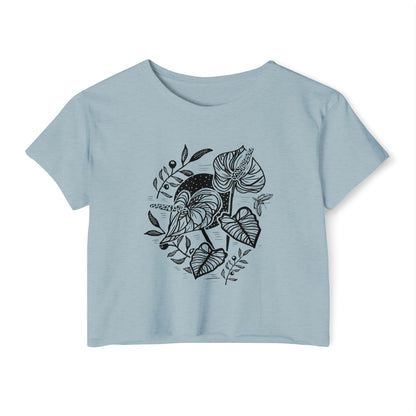 Anthurium // Ladies Cropped Tee